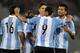 ROME, ITALY - AUGUST 14: Gonzalo Higuain of Argentina #9 celebrates scoring the first goal during the international friendly match between Italy and Argentina at Stadio Olimpico on August 14, 2013 in Rome, Italy. (Photo by Claudio Villa/Getty Images)