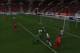 Gary Cahill makes a last-ditch clearance for the Three Lions.