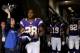 MINNEAPOLIS, MN - DECEMBER 30: Adrian Peterson #28 of the Minnesota Vikings runs onto the field before the game against the Green Bay Packers on December 30, 2012 at Mall of America Field at the Hubert H. Humphrey Metrodome in Minneapolis, Minnesota. (Pho