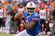 ORCHARD PARK, NY - OCTOBER 13: Thad Lewis #9 of the Buffalo Bills rolls out against the Cincinnati Bengals at Ralph Wilson Stadium on October 13, 2013 in Orchard Park, New York. (Photo by Rick Stewart/Getty Images)