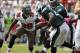 Oct 13, 2013; Tampa, FL, USA; Tampa Bay Buccaneers free safety Dashon Goldson (38) attempts to tackles Philadelphia Eagles running back LeSean McCoy (25) during the second half at Raymond James Stadium. Philadelphia Eagles defeated the Tampa Bay Buccaneer
