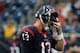 HOUSTON, TX - OCTOBER 13: T.J. Yates #13 of the Houston Texans reacts after a play in the second half against the St. Louis Rams at Reliant Stadium on October 13, 2013 in Houston, Texas. (Photo by Scott Halleran/Getty Images)