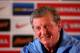 ST ALBANS, ENGLAND - OCTOBER 14: Manager Roy Hodgson of England talks to the press during a press conference following an England Training session ahead of their Group H qualifying match against Poland at London Colney on October 14, 2013 in St Albans, E