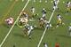 Brown has to complete one last push if he's going to convert the third down, but with the Jets closing in it doesn't seem like he'll do it.