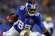 EAST RUTHERFORD, NJ - DECEMBER 09: Hakeem Nicks #88 of the New York Giants carries the ball as Patrick Robinson #21 of the New Orleans Saints defends on December 9, 2012 at MetLife Stadium in East Rutherford, New Jersey. (Photo by Elsa/Getty Images)