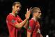 MANCHESTER, ENGLAND - NOVEMBER 05: Rio Ferdinand (L) and Nemanja Vidic of Manchester United leave the field after the Barclays Premier League match between Manchester United and Sunderland at Old Trafford on November 5, 2011 in Manchester, England. (Pho