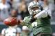 EAST RUTHERFORD, NJ - NOVEMBER 13: Quarterback Geno Smith #7 of the New York Jets passes during a pregame drill before the start of their game against the Pittsburgh Steelers at MetLife Stadium on November 13, 2013 in East Rutherford, New Jersey. (Photo b