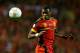 BRUSSELS, BELGIUM - OCTOBER 16: Christian Benteke of Belgium in action during the FIFA 2012 World Cup Qualifier match between Belgium and Scotland on October 16, 2012 in Brussels, Belgium. (Photo by Scott Heavey/Getty Images)
