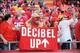 Oct 13, 2013; Kansas City, MO, USA; Kansas City Chiefs fans cheer during the second half of the game against the Oakland Raiders at Arrowhead Stadium. The Chiefs won 24-7. Mandatory Credit: Denny Medley-USA TODAY Sports