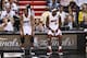Chris Bosh and LeBron James of the Miami Heat