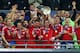 Muller and Lahm take centre-stage in the aftermath of the 2013 Champions League final.