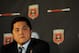 WASHINGTON, DC - JULY 10: DC United co-owner Erick Thohir speaks during a press conference at W Hotel Washington DC on July 10, 2012 in Washington, DC. Owner Will Chang announced that Erick Thohir and Jason Levien have joined him as co-owners of DC Unite