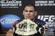 May 25, 2013; Las Vegas, NV, USA; Cain Velasquez speaks to media following UFC 160 at the MGM Grand Garden Arena. Mandatory Credit: Gary A. Vasquez-USA TODAY Sports