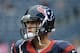 HOUSTON, TX - OCTOBER 13: Matt Schaub #8 of the Houston Texans works out on the field before the start of the game against the St. Louis Rams at Reliant Stadium on October 13, 2013 in Houston, Texas. (Photo by Scott Halleran/Getty Images)