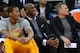 BEIJING, CHINA - OCTOBER 15: Kobe Bryant #24 of the Los Angeles Lakers takes in the game against the Golden State Warriors during the 2013 Global Games on October 15, 2013 at the MasterCard Center in Beijing, China. NOTE TO USER: User expressly acknowled