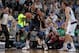 DALLAS, TX - OCTOBER 7: Anthony Davis #23 of the New Orleans Pelicans posts up against Dirk Nowitzki #41 of the Dallas Mavericks on October 7, 2013 at the American Airlines Center in Dallas, Texas. NOTE TO USER: User expressly acknowledges and agrees tha