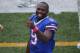 ORCHARD PARK, NY - OCTOBER 13: Thad Lewis #9 of the Buffalo Bills gives a thumbs-up before the start of NFL game action against the Cincinnati Bengals at Ralph Wilson Stadium on October 13, 2013 in Orchard Park, New York. (Photo by Tom Szczerbowski/Getty