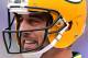 BALTIMORE, MD - OCTOBER 13: Quarterback Aaron Rodgers #12 of the Green Bay Packers looks on during warm ups before playing the Baltimore Ravens at M&T Bank Stadium on October 13, 2013 in Baltimore, Maryland. (Photo by Patrick Smith/Getty Images)