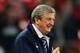 LONDON, ENGLAND - OCTOBER 15: England manager Roy Hodgson and Michael Carrick of England look on as they qualify for the World Cup in Brazil after the FIFA 2014 World Cup Qualifying Group H match between England and Poland at Wembley Stadium on October 1