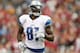 GLENDALE, AZ - SEPTEMBER 15: Wide receiver Calvin Johnson #81 of the Detroit Lions in action during the NFL game against the Arizona Cardinals at the University of Phoenix Stadium on September 15, 2013 in Glendale, Arizona. The Carindals defeated the Lio