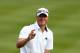 AUCHTERARDER, SCOTLAND - AUGUST 24: Fredrik Andersson-Hed of Sweden acknowledges the crowd on the 18th green during the third round of the Johnnie Walker Championship at Gleneagles on August 24, 2013 in Auchterarder, Scotland. (Photo by Warren Little/Ge
