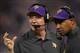 Musgrave (left) will be working with a basic set of plays Monday night.