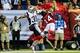 Sep 29, 2013; Atlanta, GA, USA; New England Patriots cornerback Aqib Talib (31) breaks up a pass in the end zone intended for Atlanta Falcons wide receiver Roddy White (84) in the final seconds in the fourth quarter at the Georgia Dome. The Patriots won 3