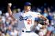 LOS ANGELES, CA - OCTOBER 16: Zack Greinke #21 of the Los Angeles Dodgers pitches while taking on the St. Louis Cardinals in Game Five of the National League Championship Series at Dodger Stadium on October 16, 2013 in Los Angeles, California. (Photo by