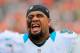 MIAMI GARDENS, FL - DECEMBER 02: Defensive tackle Paul Soliai #96 of the Miami Dolphins looks on against the New England Patriots at Sun Life Stadium on December 2, 2012 in Miami Gardens, Florida. (Photo by Chris Trotman/Getty Images)