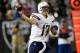 OAKLAND, CA - OCTOBER 06: Philip Rivers #17 of the San Diego Chargers drops back to pass against the Oakland Raiders during the first quarter at O.co Coliseum on October 6, 2013 in Oakland, California. (Photo by Thearon W. Henderson/Getty Images)
