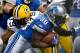 NT Ryan Pickett is large enough to cover both "A" gaps, leaving former Lions RB Kevin Smith with nowhere to go.
