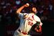 ST LOUIS, MO - OCTOBER 12: Michael Wacha #52 of the St. Louis Cardinals pitches against the Los Angeles Dodgers during Game Two of the National League Championship Series at Busch Stadium on October 12, 2013 in St Louis, Missouri. (Photo by Elsa/Getty I