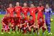 BERN, SWITZERLAND - OCTOBER 15: Reto Ziegler, Philippe Senderos, Haris Seferovic, Xhaka Granit, Johannes Djourou, Yann Sommer, Gokhan Inler, Admir Mehmedi, Michael Lang, Blerim Dzemaili and Tranquillo Barnetta of Switzerland pose for the Switzerland team