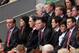 LIVERPOOL, ENGLAND - APRIL 15: (THE SUN OUT, THE SUN ON SUNDAY OUT) (NO SALES) In this handout image provided by Liverpool FC, guests including (Back Row L-R) Chairman Bill Kenwright of Everton, manager David Moyes of Everton, manager Brendan Rogers of