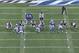 The Lions showed blitz with their linebackers to force Forte into protection duty.