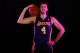 TARRYTOWN, NY - AUGUST 6: Ryan Kelly #4 of the Los Angeles Lakers poses for a portrait during the 2013 NBA rookie photo shoot on August 6, 2013 at the Madison Square Garden Training Facility in Tarrytown, New York. NOTE TO USER: User expressly acknowledge