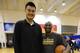 BEIJING, CHINA - OCTOBER 17: Legend Yao Ming takes a photo with Kobe Bryant of the Los Angeles Lakers during the NBA Cares Special Olympics Clinic as part of the 2013 Global Games on October 17, 2013 at the Oriental Sports Center in Shanghai, China. NOTE
