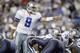 SEATTLE - AUGUST 12: Quarterback Tony Romo #9 of the Dallas Cowboys calls the audible during the preseason game against the Seattle Seahawks on August 12, 2006 at Qwest Field in Seattle Washington. (Photo by Otto Greule Jr/Getty Images)