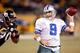 PITTSBURGH - DECEMBER 7: Quarterback Tony Romo #9 of the Dallas Cowboys looks to pass the ball with his left hand while under pressure from Travis Kirschke #90 of the Pittsburgh Steelers during their NFL game on December 7, 2008 at Heinz Field in Pittsbu