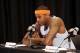Sep 30, 2013; Tarrytown, NY, USA; New York Knicks small forward Carmelo Anthony answers questions during media day at MSG Training Center. Mandatory Credit: Joe Camporeale-USA TODAY Sports