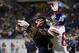 Oct 10, 2013; Chicago, IL, USA; Chicago Bears cornerback Tim Jennings (26) is flagged for interference against New York Giants wide receiver Victor Cruz (80) during the second half at Soldier Field. Chicago defeats New York 27-21. Mandatory Credit: Mike D