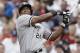 BOSTON, MA - SEPTEMBER 1: Dayan Viciedo #24 of the Chicago White Sox reacts to swinging and missing against the Boston Red Sox during the seventh inning at Fenway Park on September 1, 2013 in Boston, Massachusetts. (Photo by Winslow Townson/Getty Images