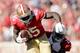 Vernon Davis made several big plays against the Cardinals.