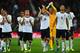 LONDON, ENGLAND - OCTOBER 15: England players celebrate as they qualify for the World Cup in Brazil after the FIFA 2014 World Cup Qualifying Group H match between England and Poland at Wembley Stadium on October 15, 2013 in London, England. (Photo by Mi