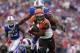 ORCHARD PARK, NY - OCTOBER 13: Giovani Bernard #25 of the Cincinnati Bengals rushes in for a touchdown during NFL game action against the Buffalo Bills at Ralph Wilson Stadium on October 13, 2013 in Orchard Park, New York. (Photo by Tom Szczerbowski/Getty