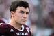 COLLEGE STATION, TX - SEPTEMBER 14: Johnny Manziel #2 of Texas A&M Aggies waits near the bench in the fourth quarter during the game against the Alabama Crimson Tide at Kyle Field on September 14, 2013 in College Station, Texas. (Photo by Scott Halleran