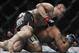 May 25, 2013; Las Vegas, NV, USA; Cain Velasquez applies a hold against Antonio Silva during UFC 160 at the MGM Grand Garden Arena. Mandatory Credit: Gary A. Vasquez-USA TODAY Sports
