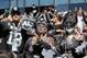 OAKLAND, CA - SEPTEMBER 15: Oakland Raiders fans cheer on their team against the Jacksonville Jaguars on September 15, 2013 at O.co Coliseum in Oakland, California. The Raiders won 19-9. (Photo by Brian Bahr/Getty Images)