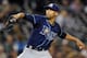 NEW YORK, NY - SEPTEMBER 25: David Price #14 of the Tampa Bay Rays throws a pitch during the first inning against the New York Yankees on September 25, 2013 at Yankee Stadium in the Bronx borough of New York City. (Photo by Maddie Meyer/Getty Images)