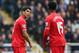 NEWCASTLE UPON TYNE, ENGLAND - OCTOBER 19: Luis Suarez looks to team mate Daniel Sturridge of Liverpool during the Barclays Premier League match between Newcastle United and Liverpool at St James' Park on October 19, 2013 in Newcastle upon Tyne, England.